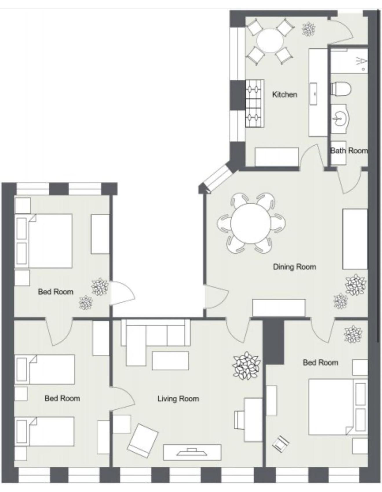 The Square - Carolinas Apartments โคเปนเฮเกน ภายนอก รูปภาพ